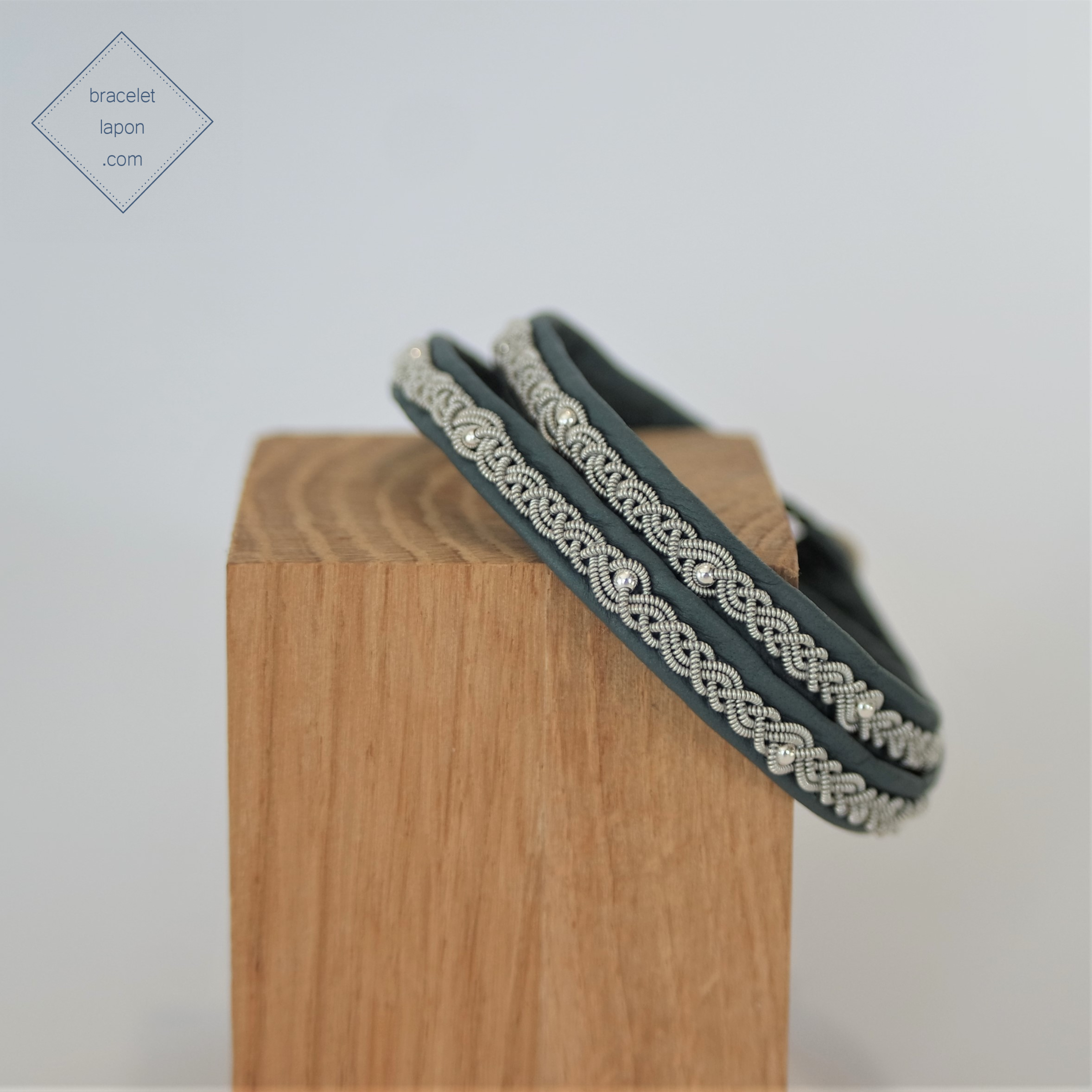 Bracelet lapon – PARLA 2T – bleu gris