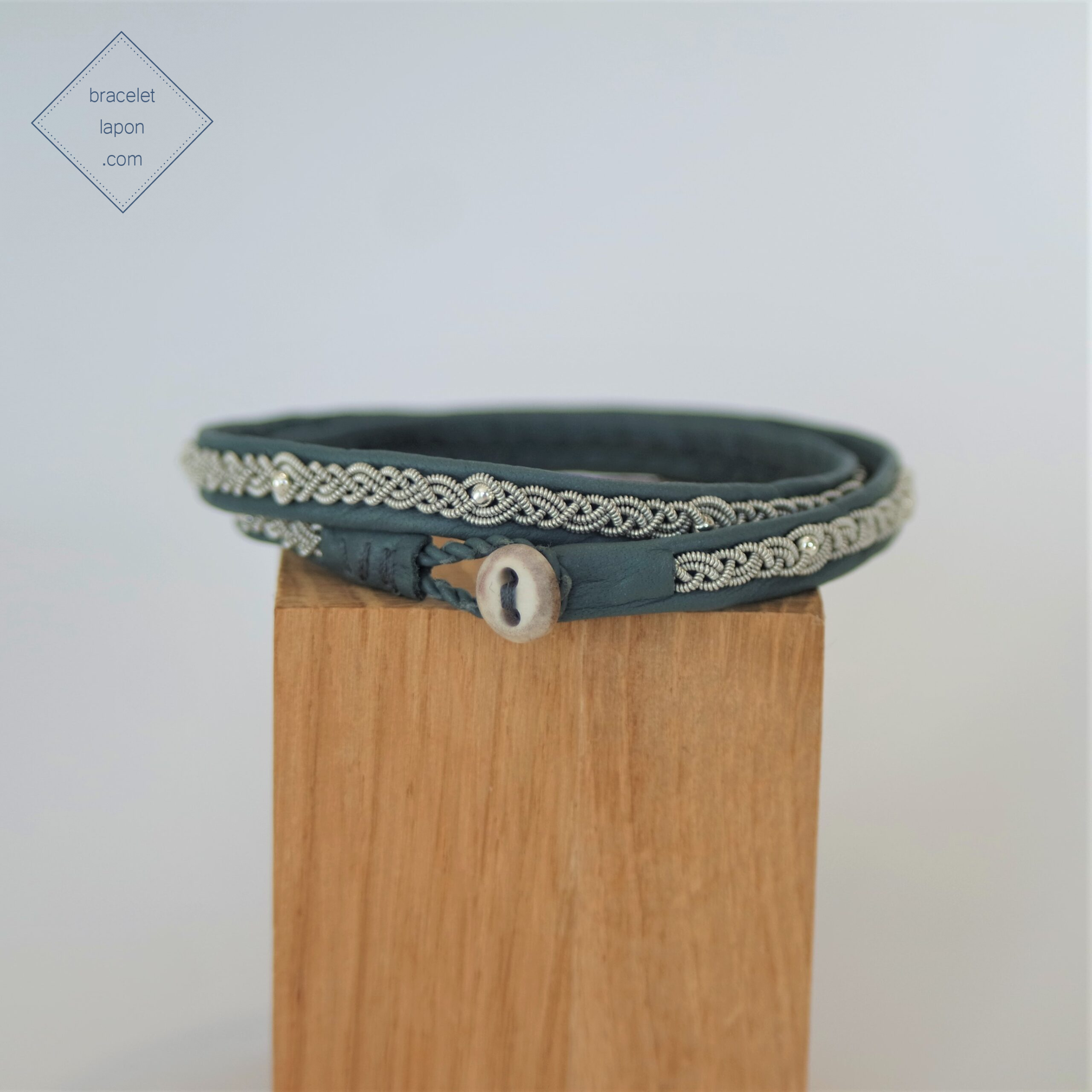 Bracelet lapon – PARLA 2T – bleu gris