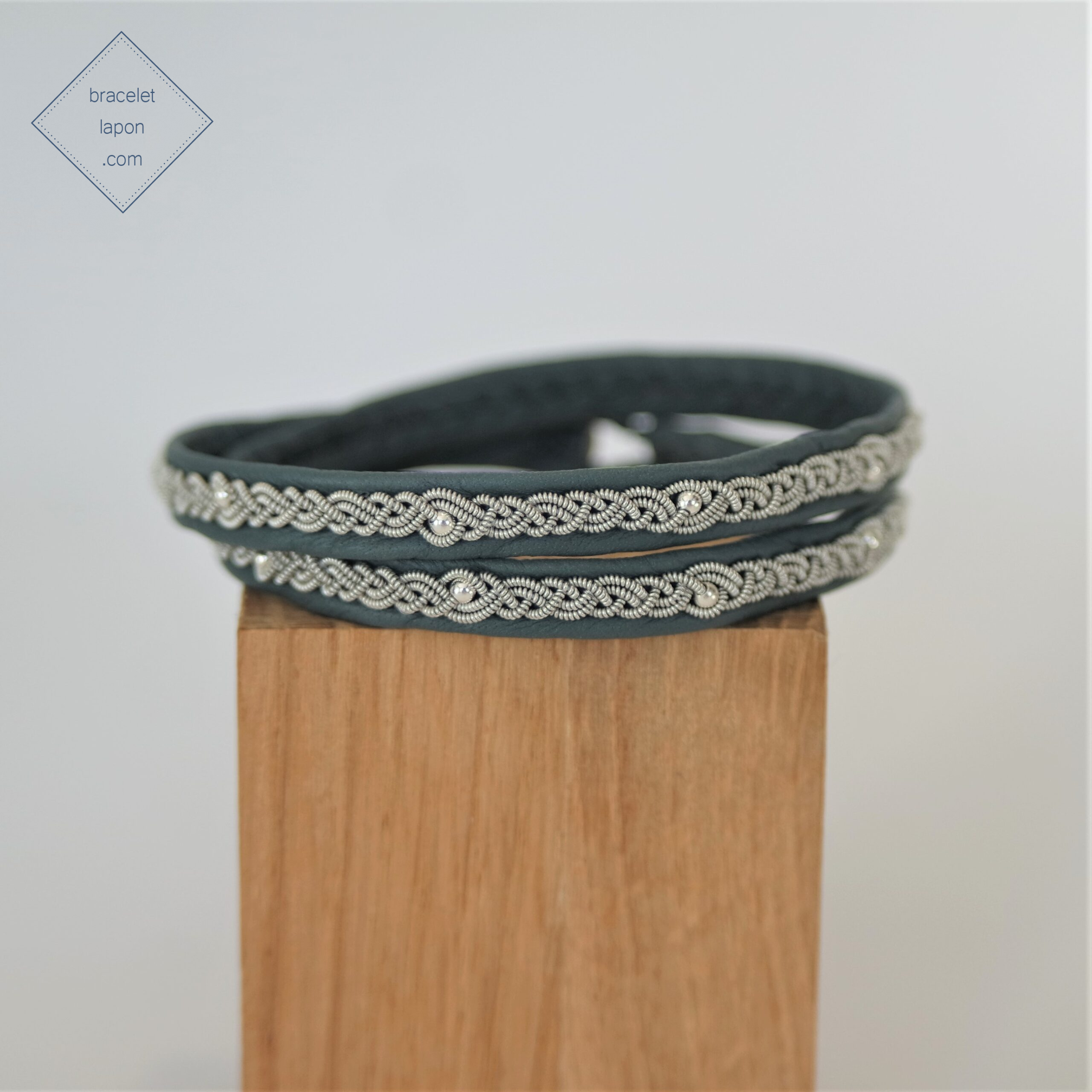 Bracelet lapon – PARLA 2T – bleu gris