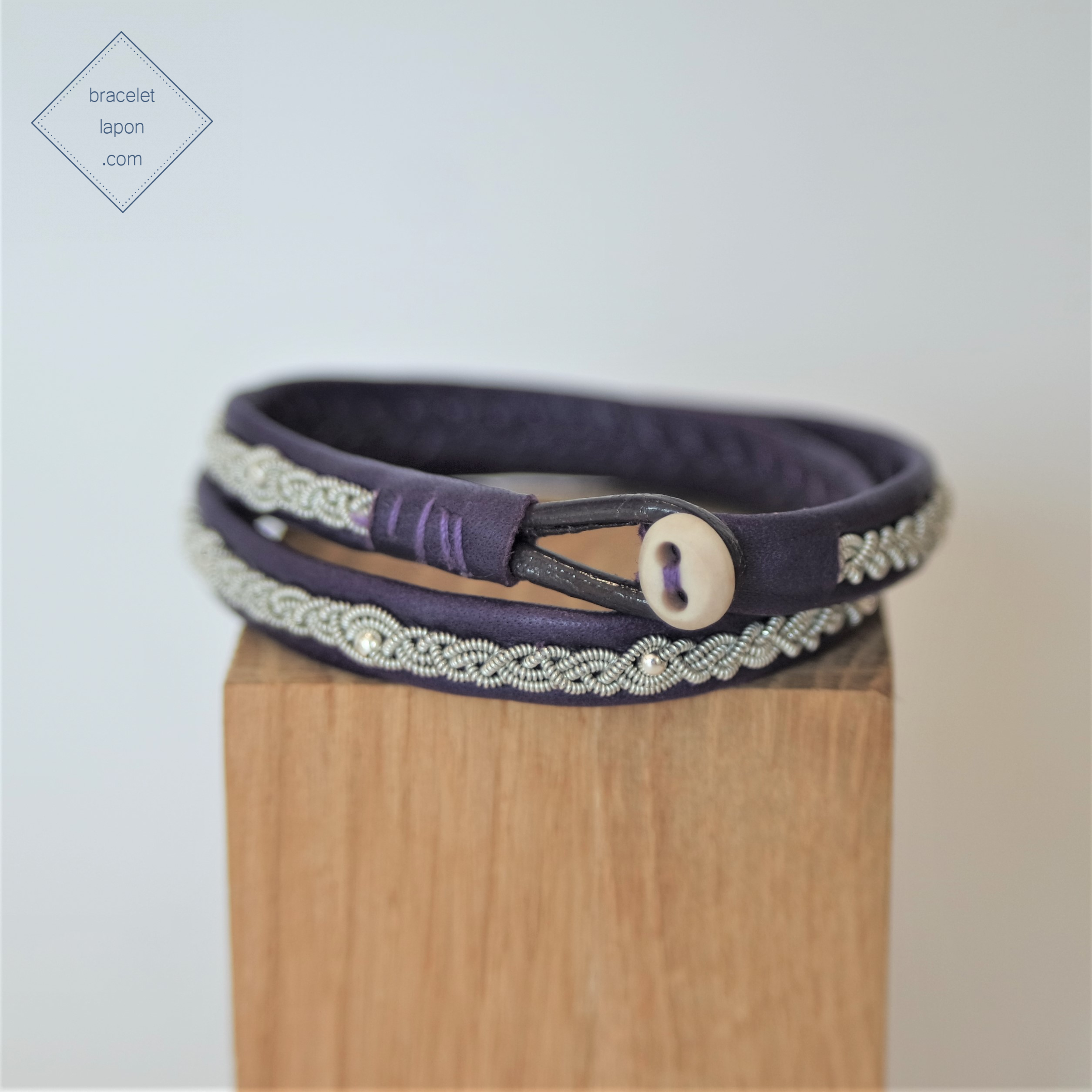 Bracelet lapon – PARLA 2T – Lilas
