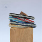 cuir multicolore