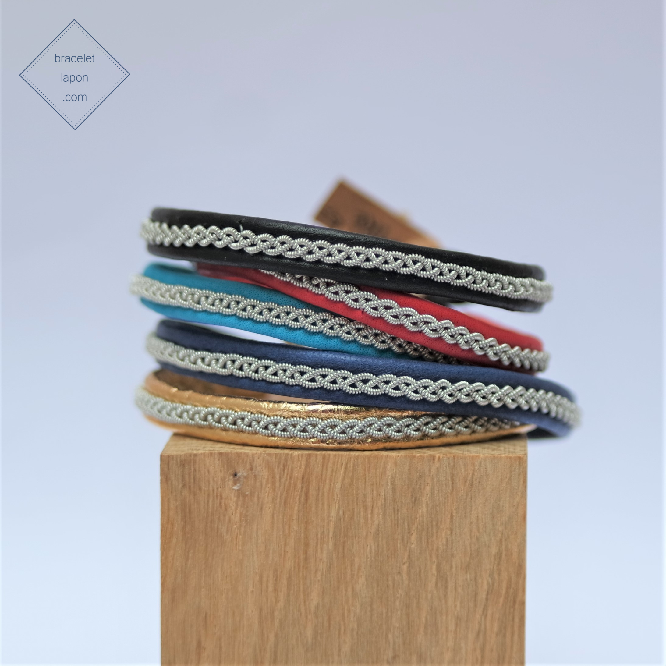 cuir multicolore